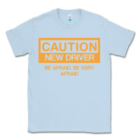 Dusty Blue caution new student driver funny Classic Tee - linhVisuals