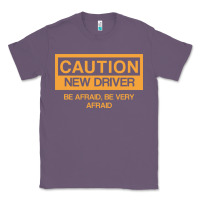 Lavender caution new student driver funny Classic Tee - linhVisuals