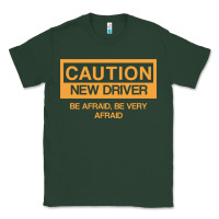 Sports Green caution new student driver funny Classic Tee - linhVisuals