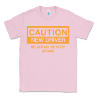 Bubblegum Pink caution new student driver funny Classic Tee - linhVisuals