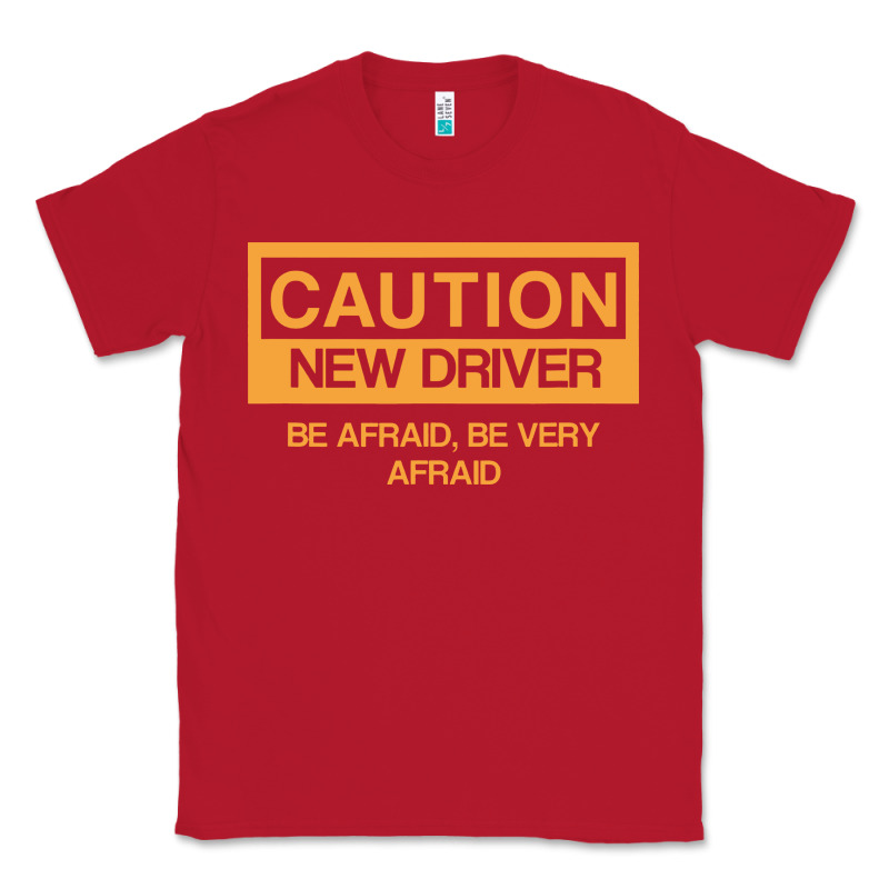 Caution New Student Driver Funny Classic Tee by linhVisuals | Teevron