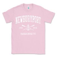 Bubblegum Pink newburyport ma vintage crossed oars & boat anchor sports t shirt Classic Tee - linhVisuals