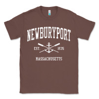 Chestnut newburyport ma vintage crossed oars & boat anchor sports t shirt Classic Tee - linhVisuals