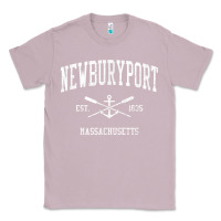 Lilac newburyport ma vintage crossed oars & boat anchor sports t shirt Classic Tee - linhVisuals