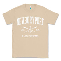 Mushroom newburyport ma vintage crossed oars & boat anchor sports t shirt Classic Tee - linhVisuals