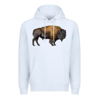 White american bison body Premium Hoodie - RanaPortraitStore