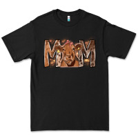 Black Rodeo Mom Cow Premium Tee - CowhideDigitalArt