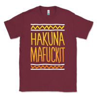 Burgundy hakuna mafuckit [tb] Classic Tee - linhVisuals