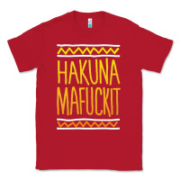 Red hakuna mafuckit [tb] Classic Tee - linhVisuals