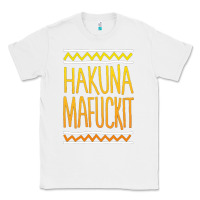 White hakuna mafuckit [tb] Classic Tee - linhVisuals