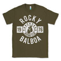 Army Green rocky boxing club Classic Tee - linhVisuals