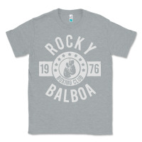 Heather Grey rocky boxing club Classic Tee - linhVisuals