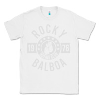 White rocky boxing club Classic Tee - linhVisuals