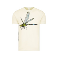 Vintage Arctic Blue And Yellow Dragonfly Vintage Tee - LillyAllenDesigns