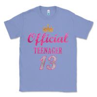 Colony Blue official 13 teenager cute 13th birthday ideas for girls t shirt Classic Tee - linhVisuals