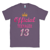 Lavender official 13 teenager cute 13th birthday ideas for girls t shirt Classic Tee - linhVisuals