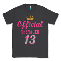 Smoke official 13 teenager cute 13th birthday ideas for girls t shirt Classic Tee - linhVisuals