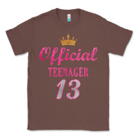 Chestnut official 13 teenager cute 13th birthday ideas for girls t shirt Classic Tee - linhVisuals