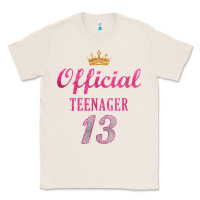 Natural official 13 teenager cute 13th birthday ideas for girls t shirt Classic Tee - linhVisuals