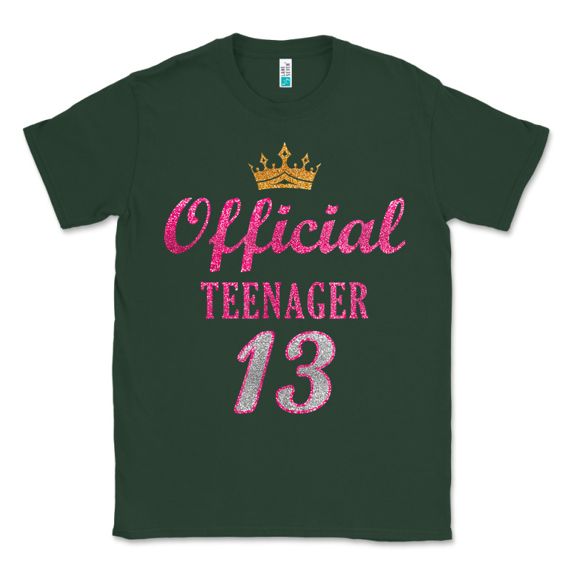 Official 13 Teenager Cute 13th Birthday Ideas For Girls T Shirt Classic Tee by linhVisuals | Teevron