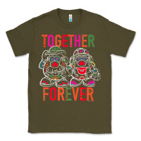 Army Green mr. & mrs. potato head day of the dead together forever premium t shir Classic Tee - linhVisuals