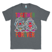Charcoal Heather mr. & mrs. potato head day of the dead together forever premium t shir Classic Tee - linhVisuals
