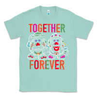 Seafoam mr. & mrs. potato head day of the dead together forever premium t shir Classic Tee - linhVisuals