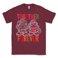 Burgundy mr. & mrs. potato head day of the dead together forever premium t shir Classic Tee - linhVisuals