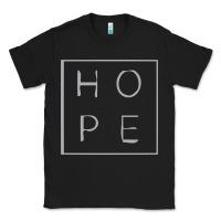 Black hope quote Classic Tee - linhVisuals