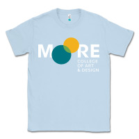 Dusty Blue Moore College of Art and Design Classic Tee - linhVisuals
