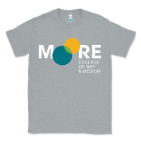 Heather Grey Moore College of Art and Design Classic Tee - linhVisuals