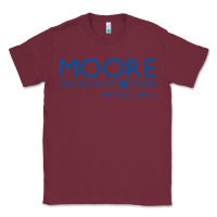 Burgundy Moore College of Art and Design Classic Tee - linhVisuals