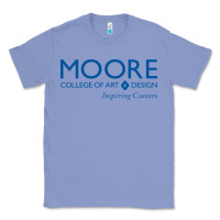 Colony Blue Moore College of Art and Design Classic Tee - linhVisuals