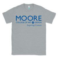 Heather Grey Moore College of Art and Design Classic Tee - linhVisuals