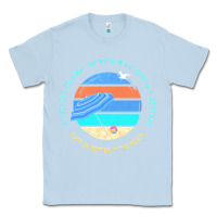 Dusty Blue st simons island t  shirt st. simons island, georgia t  shirt Classic Tee - linhVisuals