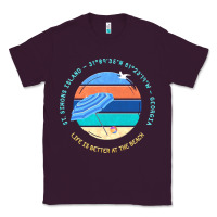 Plum st simons island t  shirt st. simons island, georgia t  shirt Classic Tee - linhVisuals