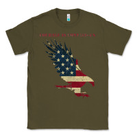 Army Green courage is contagious and eagle Classic Tee - linhVisuals
