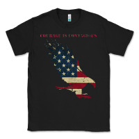 Black courage is contagious and eagle Classic Tee - linhVisuals