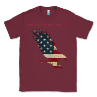 Burgundy courage is contagious and eagle Classic Tee - linhVisuals