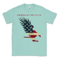 Seafoam courage is contagious and eagle Classic Tee - linhVisuals