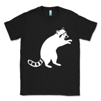Black raccoon Classic Tee - linhVisuals