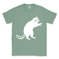 Sage raccoon Classic Tee - linhVisuals