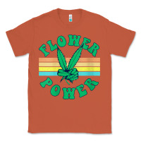 Copper womens flower power 420 thc pot weed medical marijuana funny weed v ne Classic Tee - linhVisuals