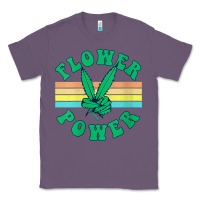 Lavender womens flower power 420 thc pot weed medical marijuana funny weed v ne Classic Tee - linhVisuals