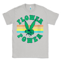 Moon Dust womens flower power 420 thc pot weed medical marijuana funny weed v ne Classic Tee - linhVisuals