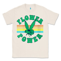 Natural womens flower power 420 thc pot weed medical marijuana funny weed v ne Classic Tee - linhVisuals