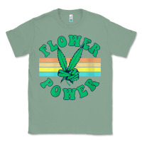 Sage womens flower power 420 thc pot weed medical marijuana funny weed v ne Classic Tee - linhVisuals