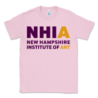 Bubblegum Pink New Hampshire Institute of Art Classic Tee - linhVisuals