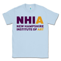 Dusty Blue New Hampshire Institute of Art Classic Tee - linhVisuals