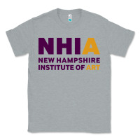 Heather Grey New Hampshire Institute of Art Classic Tee - linhVisuals